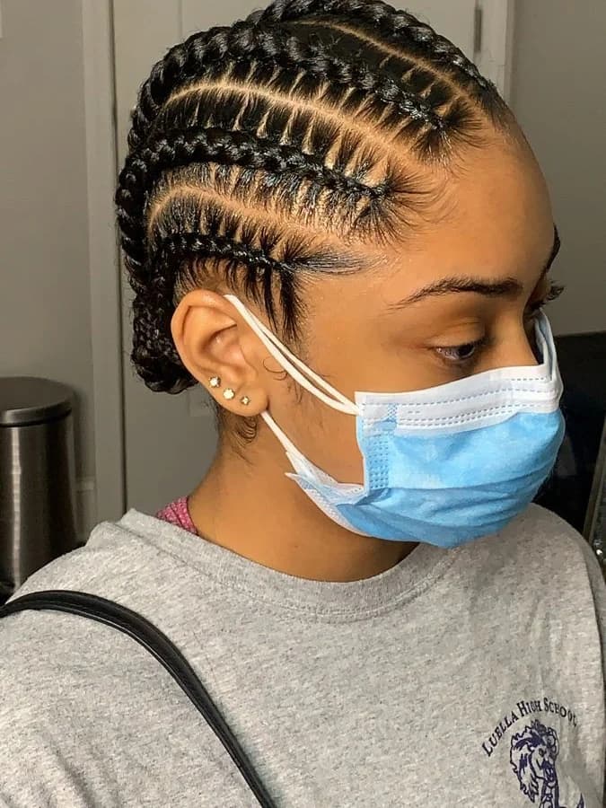 Cornrows at Pholar Natural